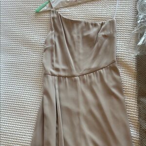 Show me your Mumu- Shannon one shoulder dress- show me the right crisp